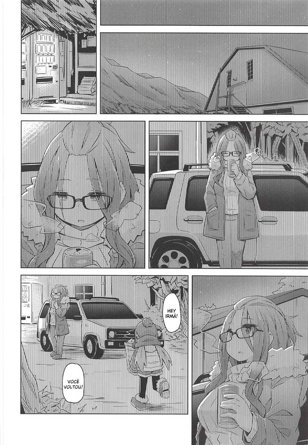 (C94) [Hyakuen Nikuniku (hyakuen)] The Open Road | A Rodovia (Yuru Camp) [Portuguese-BR] [Rai Staz] - Page 16