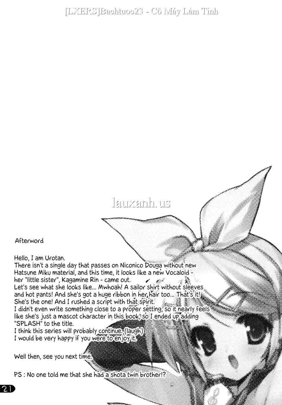 (C73) [Uropyon (Urotan)] Rin Splash (Vocaloid2 Hatsune Miku) [Vietnamese Tiếng Việt] [LXERS] - Page 20