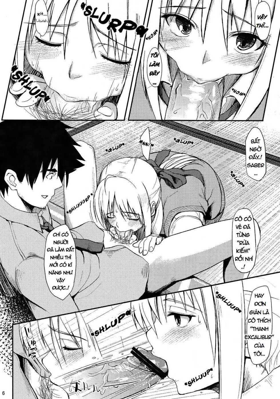 (C82) [Seniman Kartun (Kosuke Haruhito)] Joshikou Saber | Saber Là Nữ Sinh Trung Học Đó Nha♥ (Fate/Zero) [Vietnamese Tiếng Việt] [Cậu Xanh Gay Bóc] - Page 5