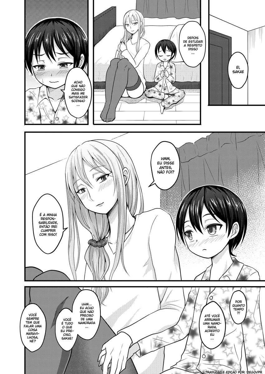 [Shikkoku no Voltecker (EGAMI)] Amaetagari na Otouto wa Onee-chan Banare ga Dekinai [Portuguese-BR] [DiegoVPR] [Digital] - Page 21