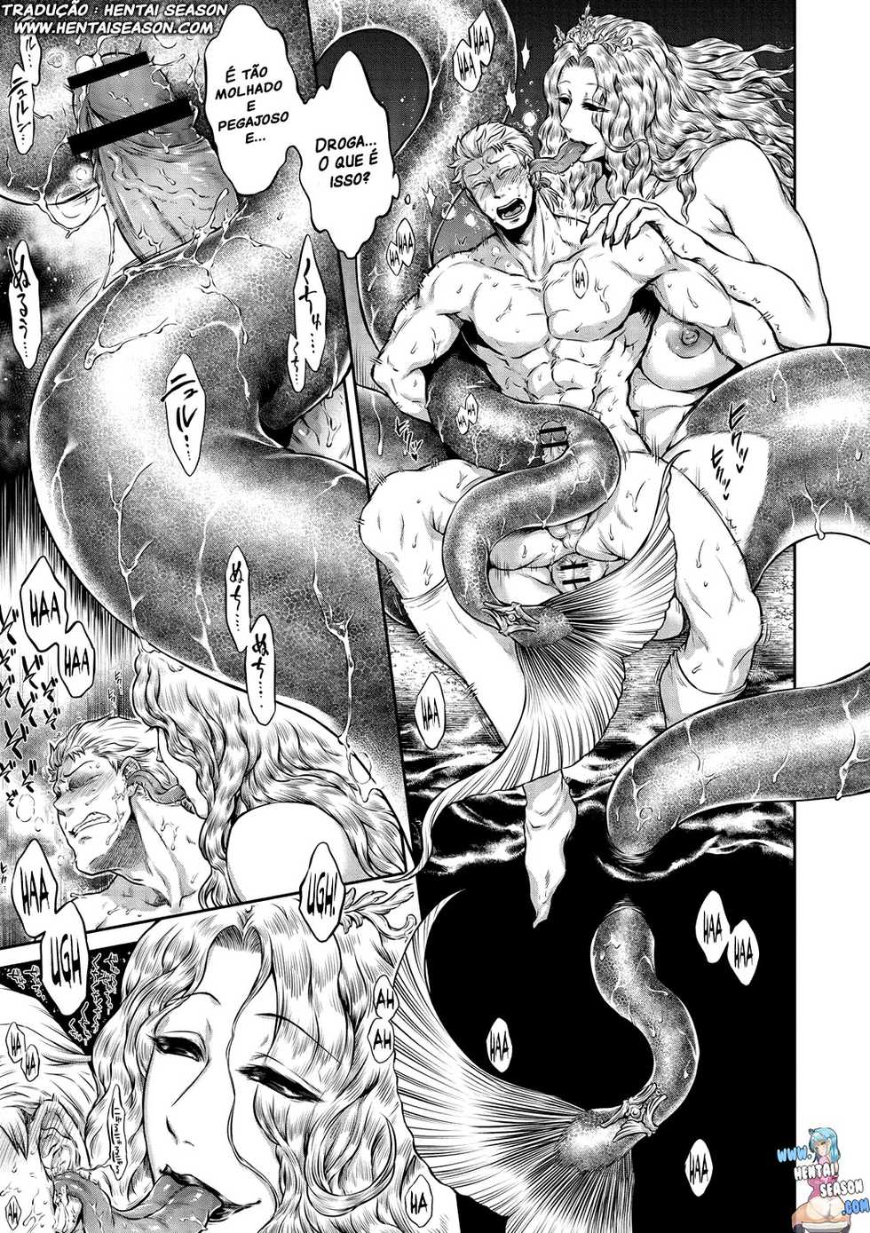 [Jyoka] Akuma Hyakka ~Intou no Moushigo-tachi~ Daiichimaku Siren | Demons and a hundred calamities - Story of Syren [Portuguese-BR] [Hentai Season] [Digital] - Page 13