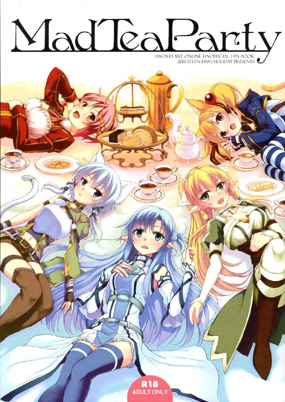 (C83) [Seven Days Holiday (Shinokawa Arumi, Koga Nozomu)] Mad Tea Party (Sword Art Online) [Portuguese-BR] [Nieto Hentai] - Page 1
