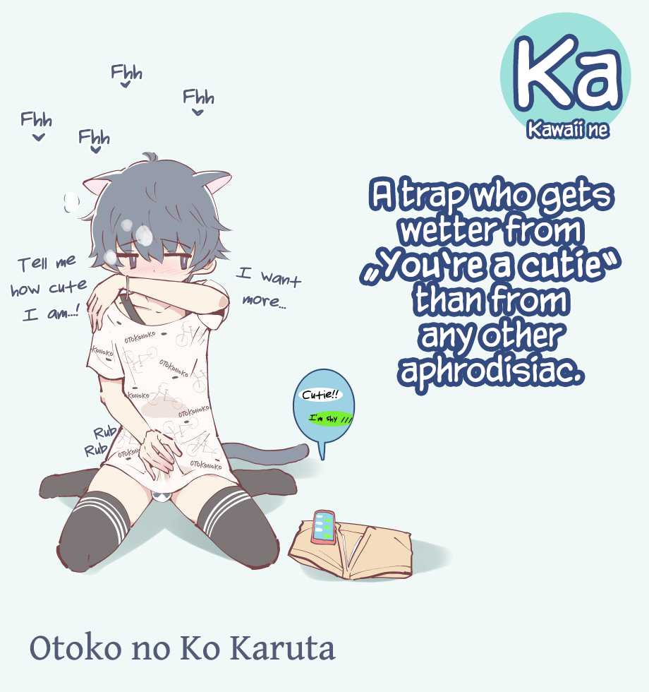 [Koushi (mr.sugar)] Otoko no Ko Karuta (Trap Playing Cards) [English] [Chastity Dreamer Schmö] - Page 6