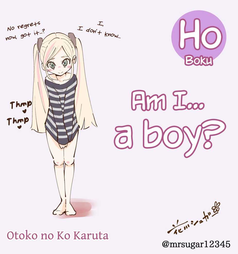 [Koushi (mr.sugar)] Otoko no Ko Karuta (Trap Playing Cards) [English] [Chastity Dreamer Schmö] - Page 30