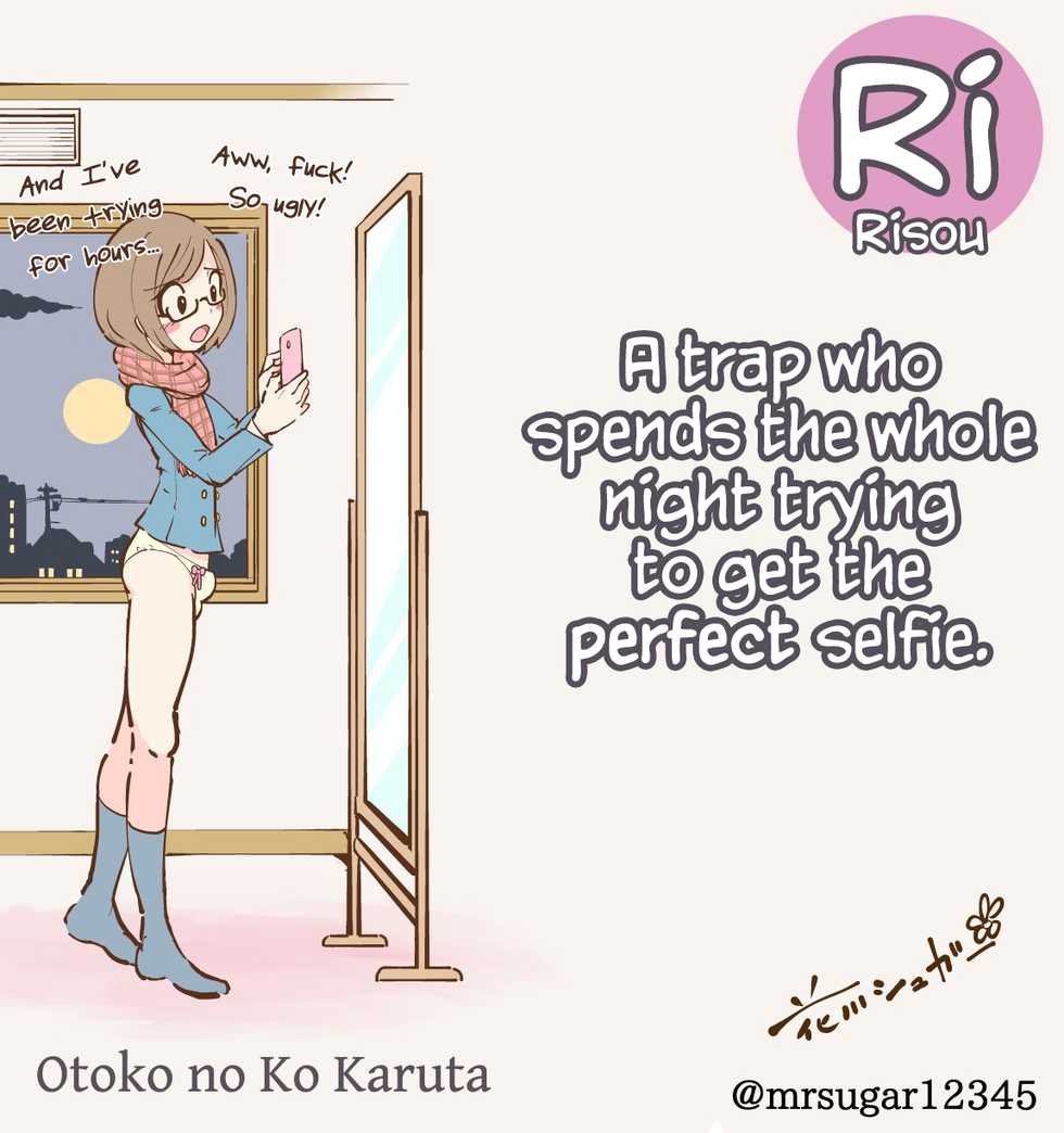 [Koushi (mr.sugar)] Otoko no Ko Karuta (Trap Playing Cards) [English] [Chastity Dreamer Schmö] - Page 40