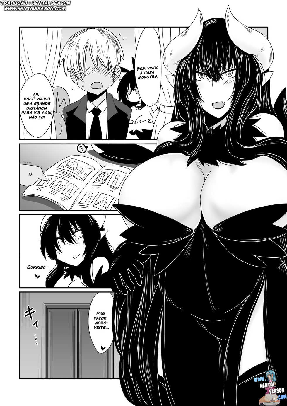 [Hroz] Ishuzoku to Dekiru Shoukan -Kasshoku Hebihime Hen- [Portuguese-BR] [Hentai Season] - Page 2