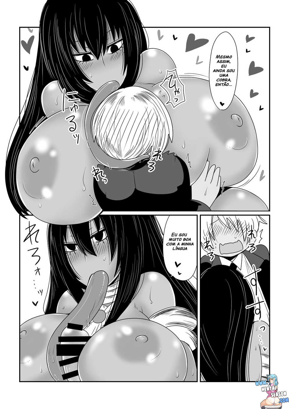 [Hroz] Ishuzoku to Dekiru Shoukan -Kasshoku Hebihime Hen- [Portuguese-BR] [Hentai Season] - Page 5