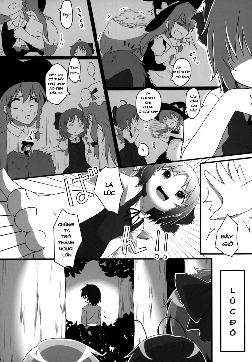 (C87) [Gainamon (Natsu no Koucha)] Sakusei Quartet (Touhou Project) [Vietnamese Tiếng Việt] [trinityseven] - Page 5