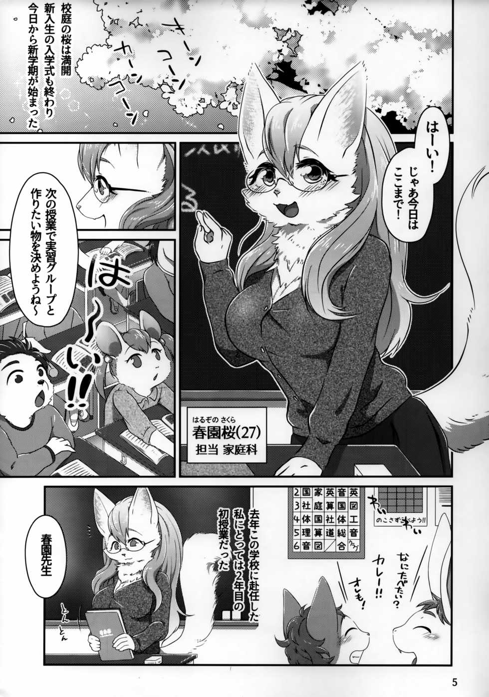 (Kansai! Kemoket 7) [Harugumo. (Negoya)] Chiisana Kare to no Sutekina Koi no Ohanashi - Page 4