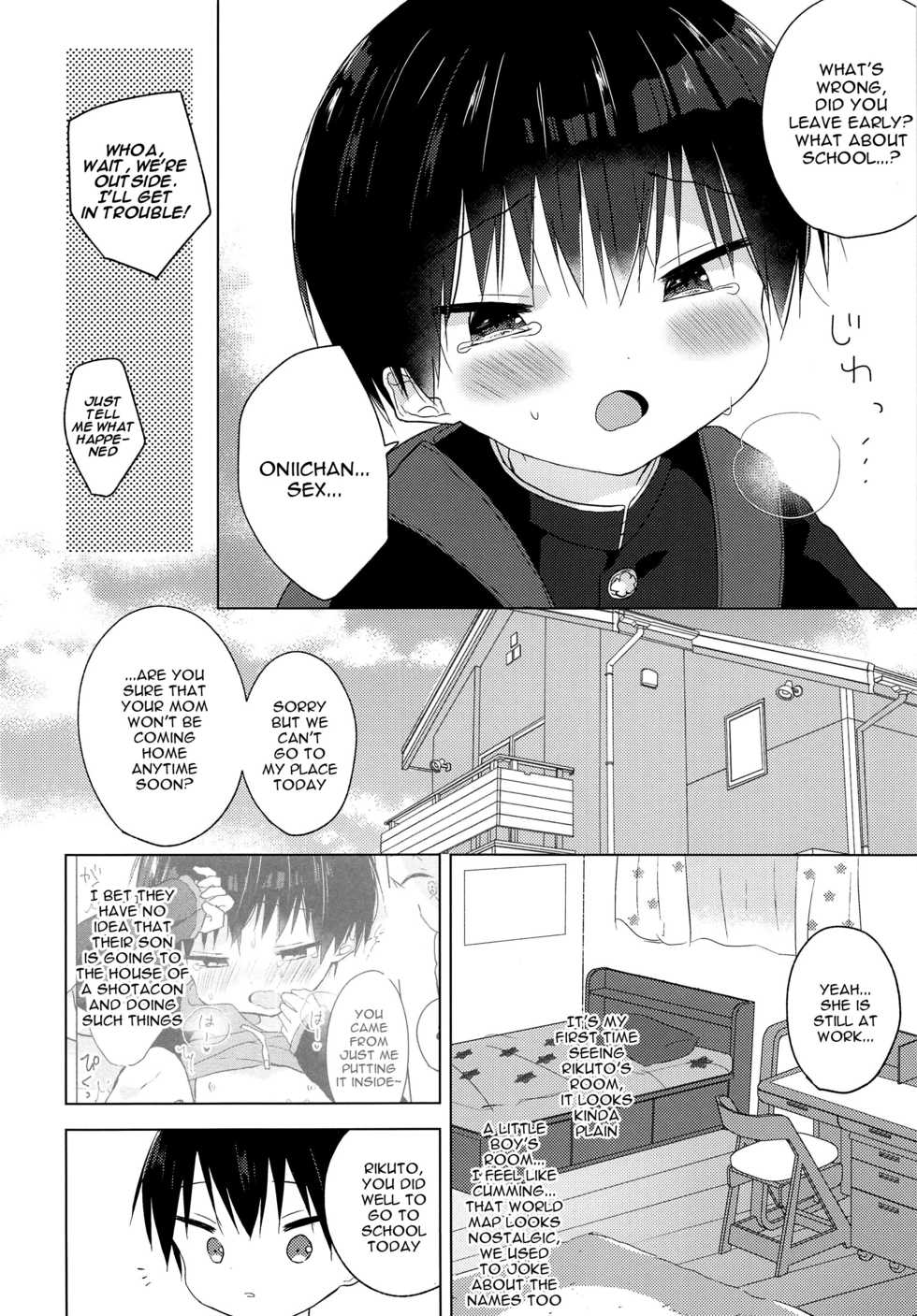 (ShotaFes 2) [OS tokku (Shikimura)] Ashita mo Ikeru Kana | Will I Also Make It Tomorrow? [English] {Shotachan} - Page 3