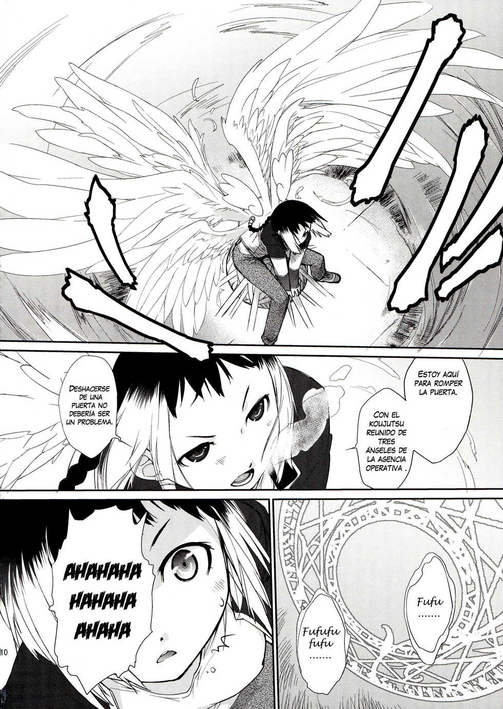 (C85) [Yokoshimanchi. (Ash Yokoshima)] 3ANGELS SHORT Full Blossom #01b Linearis [Spanish] [Biblioteca Hentai] - Page 10