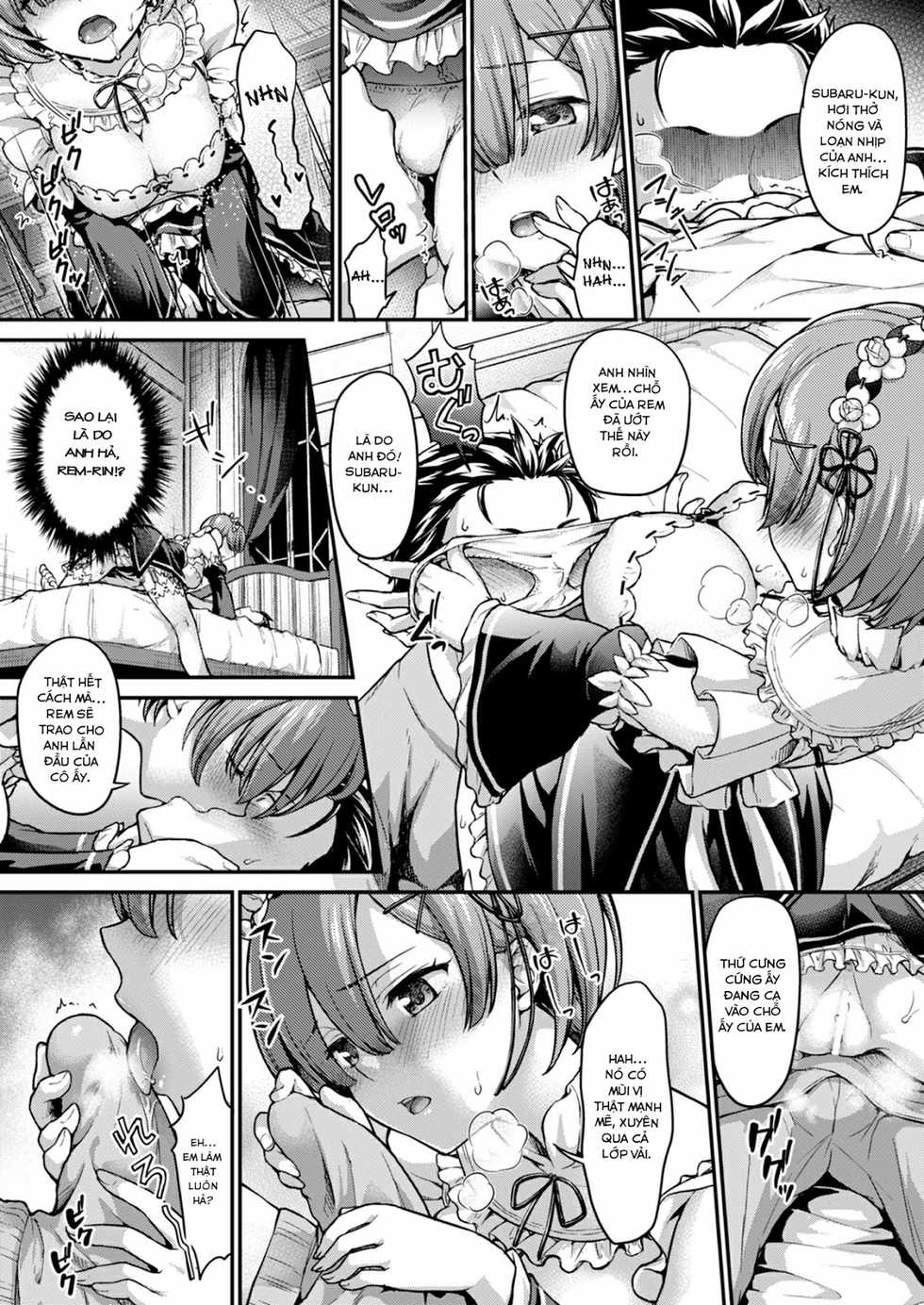 [Shimashima-PNT (Punita)] Ecchi kara Hajimeru Fujun Isei Kouyuu - illicit sexual relationship (Re:Zero kara Hajimeru Isekai Seikatsu) [Vietnamese Tiếng Việt] [Heaven Of The Fuck] [Digital] - Page 5
