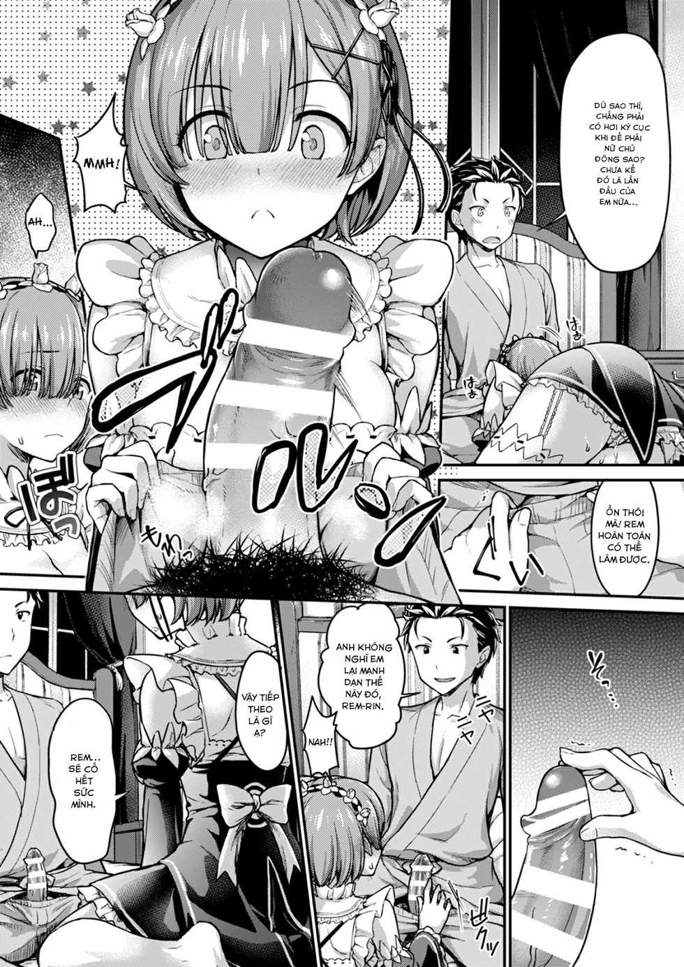 [Shimashima-PNT (Punita)] Ecchi kara Hajimeru Fujun Isei Kouyuu - illicit sexual relationship (Re:Zero kara Hajimeru Isekai Seikatsu) [Vietnamese Tiếng Việt] [Heaven Of The Fuck] [Digital] - Page 6