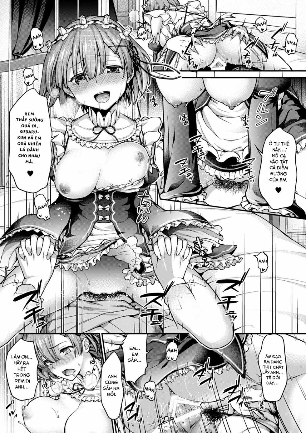 [Shimashima-PNT (Punita)] Ecchi kara Hajimeru Fujun Isei Kouyuu - illicit sexual relationship (Re:Zero kara Hajimeru Isekai Seikatsu) [Vietnamese Tiếng Việt] [Heaven Of The Fuck] [Digital] - Page 10