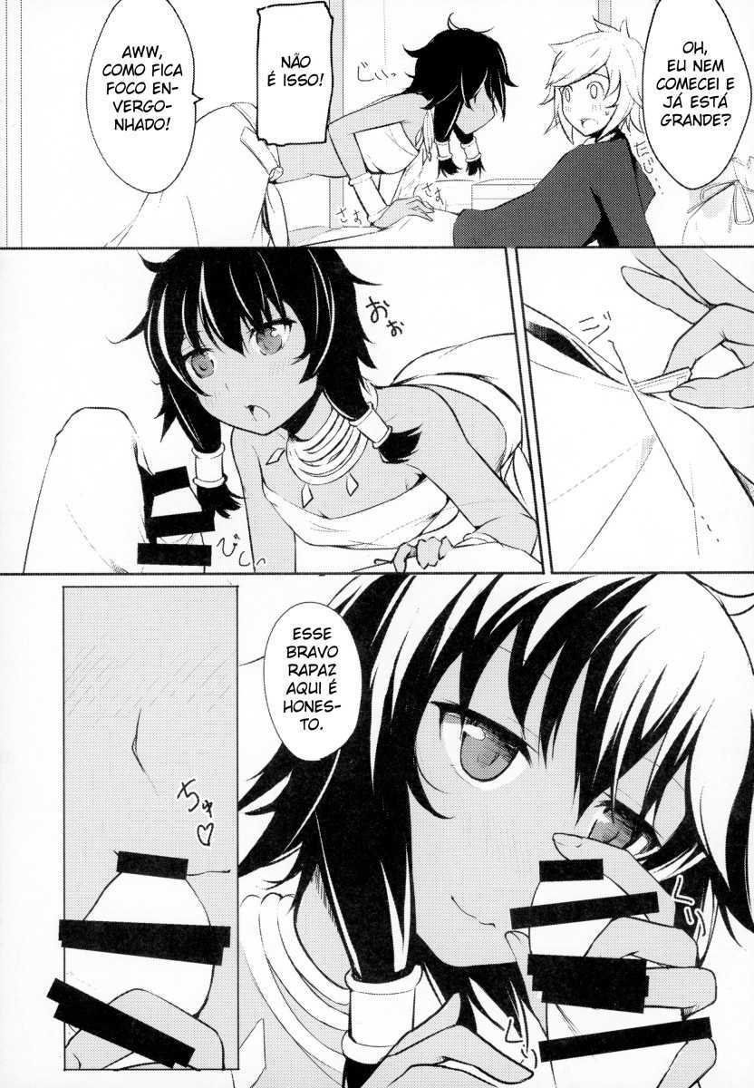 (C88) [Faker's Manual (Rindoh)] Doukeshi-tachi no Seitankyoku | Sexual Tale of Loki Familia (Dungeon ni Deai o Motomeru no wa Machigatteiru Darou ka) [Portuguese-BR] [Lobozero] - Page 6