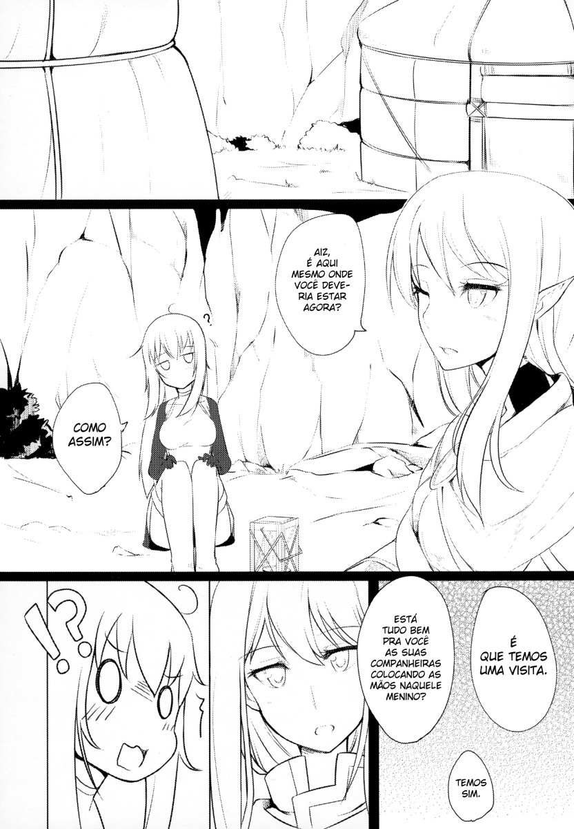 (C88) [Faker's Manual (Rindoh)] Doukeshi-tachi no Seitankyoku | Sexual Tale of Loki Familia (Dungeon ni Deai o Motomeru no wa Machigatteiru Darou ka) [Portuguese-BR] [Lobozero] - Page 7