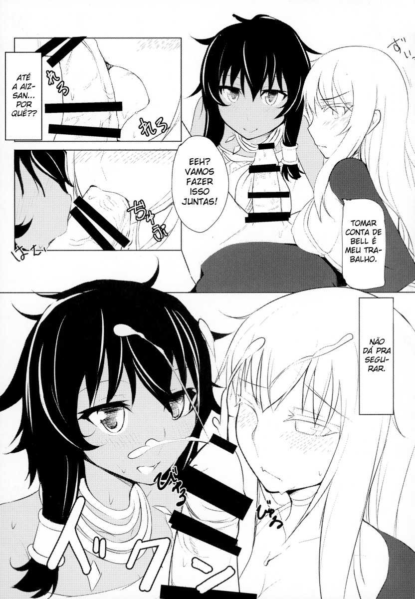 (C88) [Faker's Manual (Rindoh)] Doukeshi-tachi no Seitankyoku | Sexual Tale of Loki Familia (Dungeon ni Deai o Motomeru no wa Machigatteiru Darou ka) [Portuguese-BR] [Lobozero] - Page 9