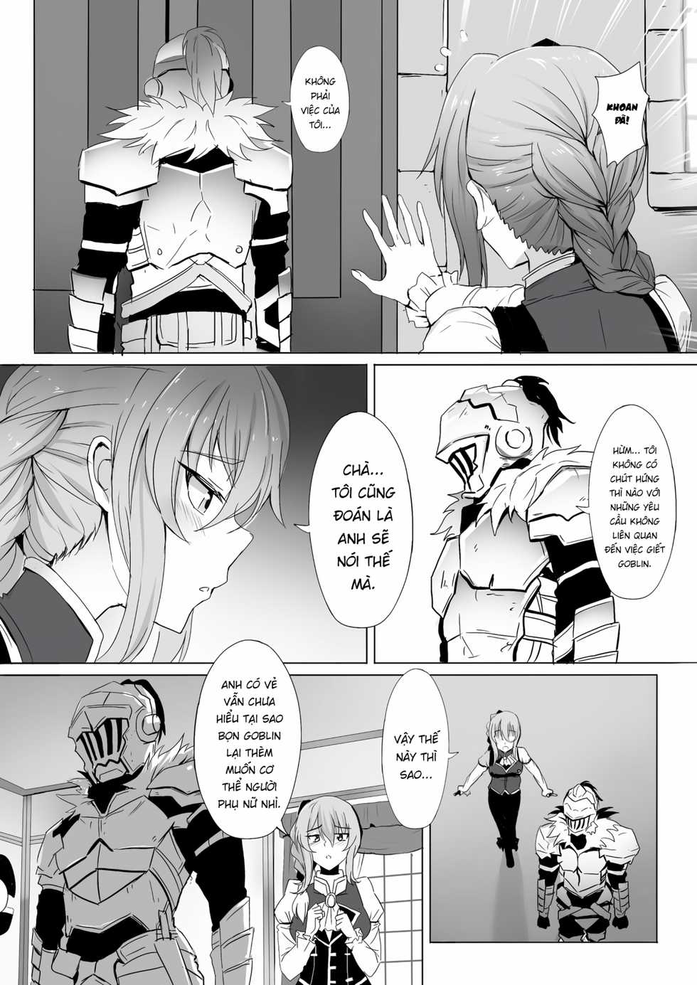 [Ginhaha] Uketsukejou no Himitsu na Irai (Goblin Slayer) [Vietnamese Tiếng Việt] [Sweeter Than Salt] - Page 3