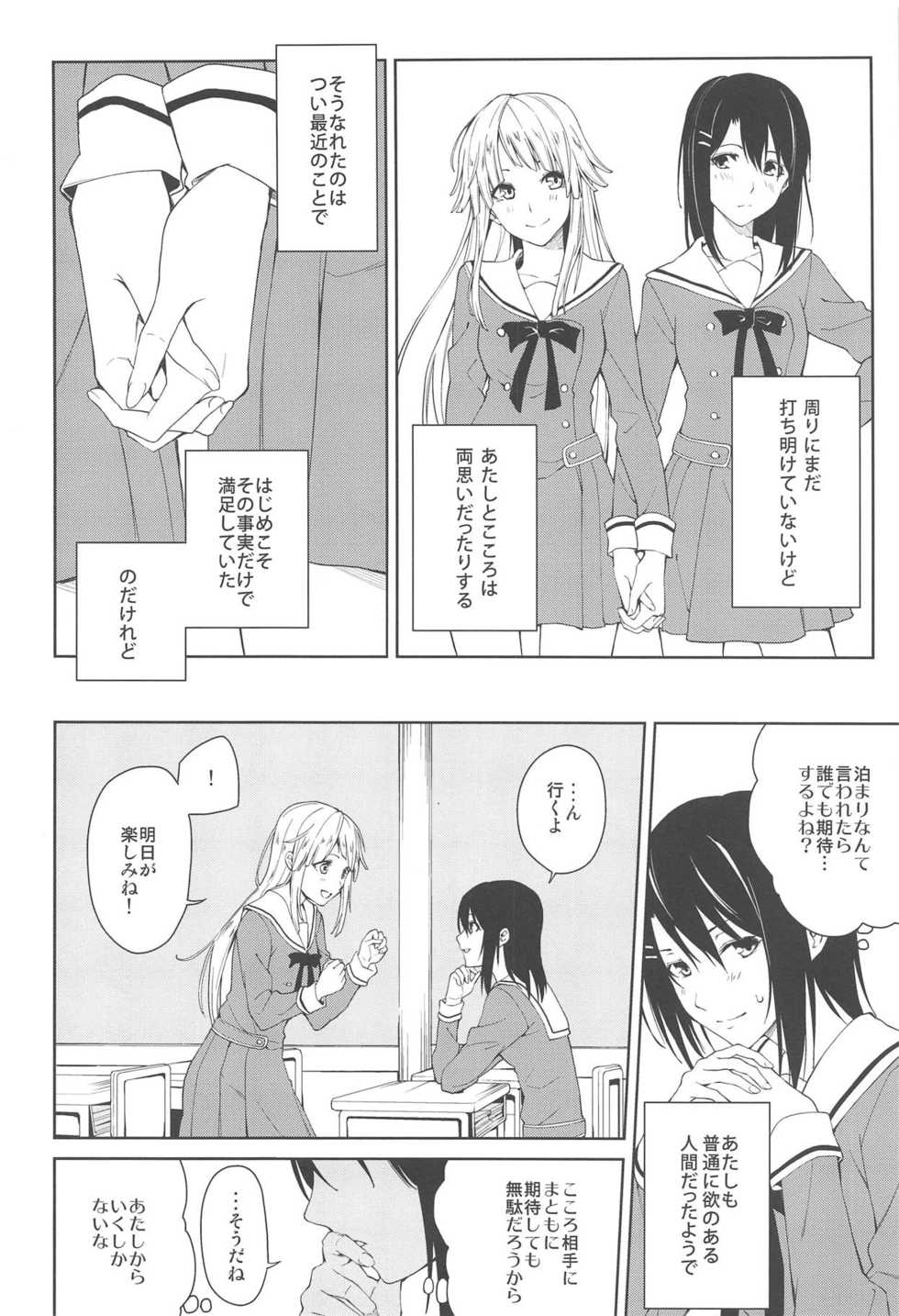 (BanG Dreamer's Party! 4th STAGE) [Tatakai no Kiseki (Senyuu)] Hajimete no (BanG Dream!) - Page 3