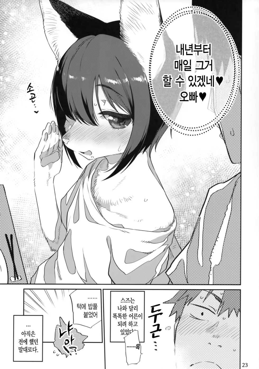 (Kansai! Kemoket 7) [Mizone Doubutsuen (Mizone)] Tokyo Matatabi Ame  | 도쿄 개다래 사탕 [Korean] - Page 22