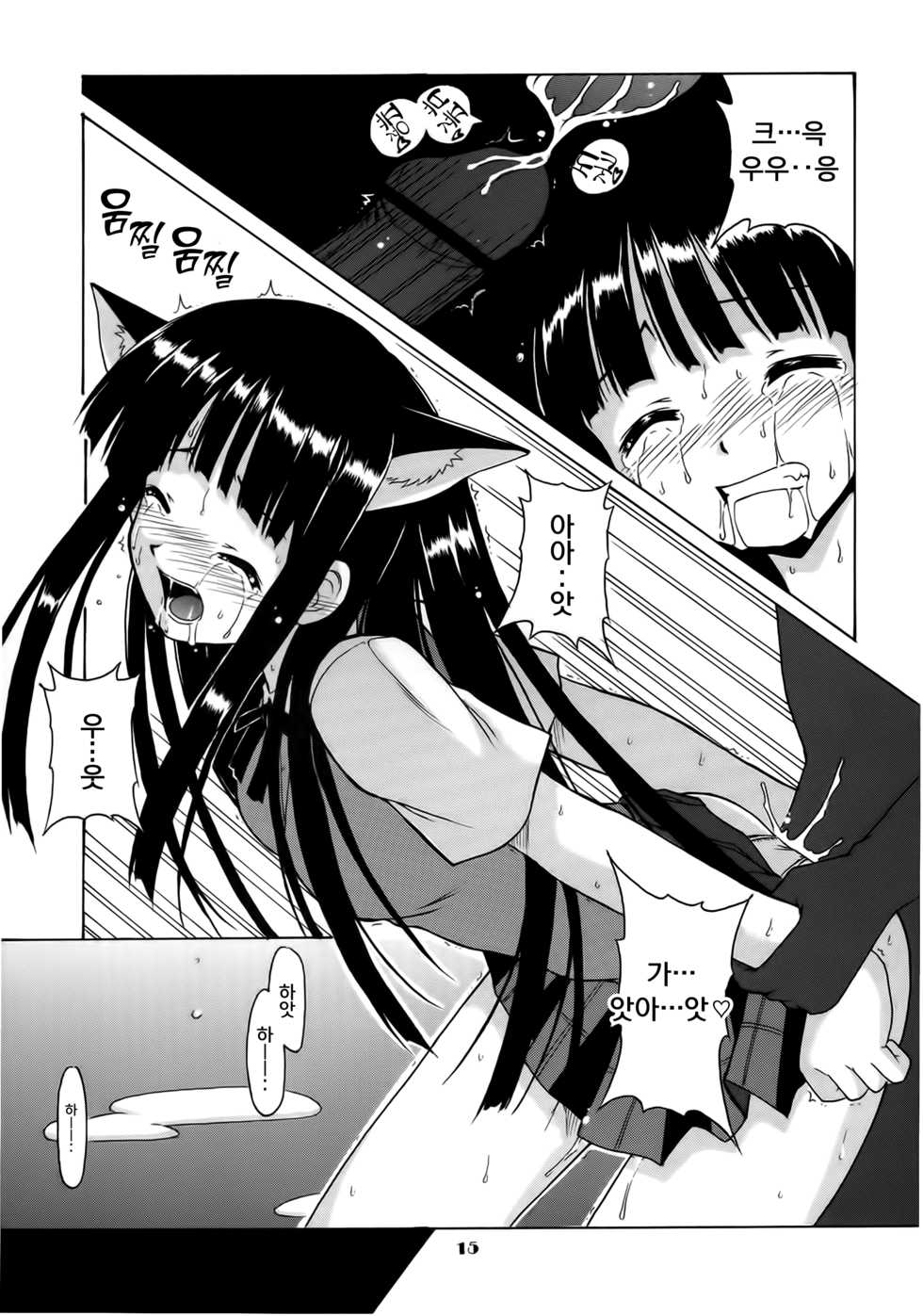 (CR37) [Big Boss (Hontai Bai)] Jet Stream Attack Hakugeki !! Triple Musume | 제트 스트림 어택 박격!! 트리플 소녀 (Mahou Sensei Negima!) [Korean] - Page 14