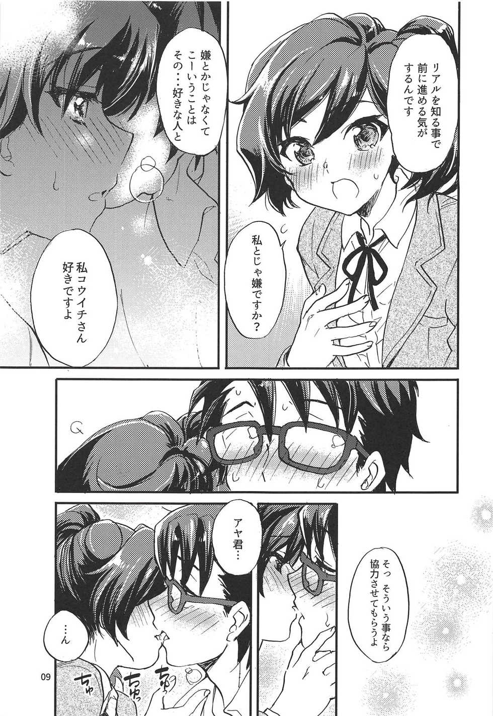 (C94) [Sukapon-Do (Kagawa Tomonobu, Yano Takumi)] "Ayame Continue~" (Gundam Build Divers) - Page 8