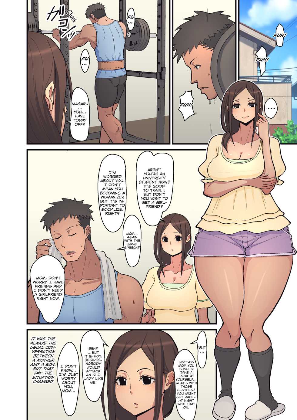 [Harapeko Teishoku (Sueyuu)] Haha kara Inbo ni Natta Wake | The Reason She Turned From a Mother to a Perverted Mother [English] {elmoto} - Page 6