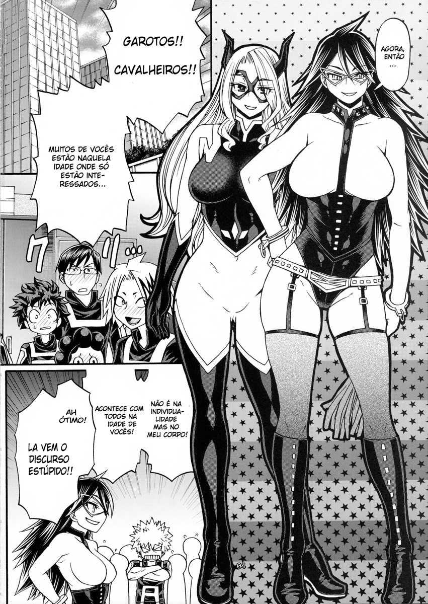(C89) [CELLULOID-ACME (Chiba Toshirou)] M+M (My Hero Academia) [Portuguese-BR] - Page 3
