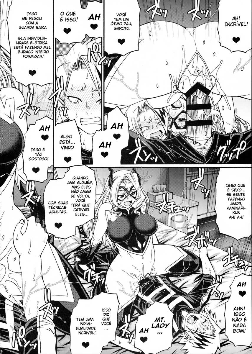 (C89) [CELLULOID-ACME (Chiba Toshirou)] M+M (My Hero Academia) [Portuguese-BR] - Page 7