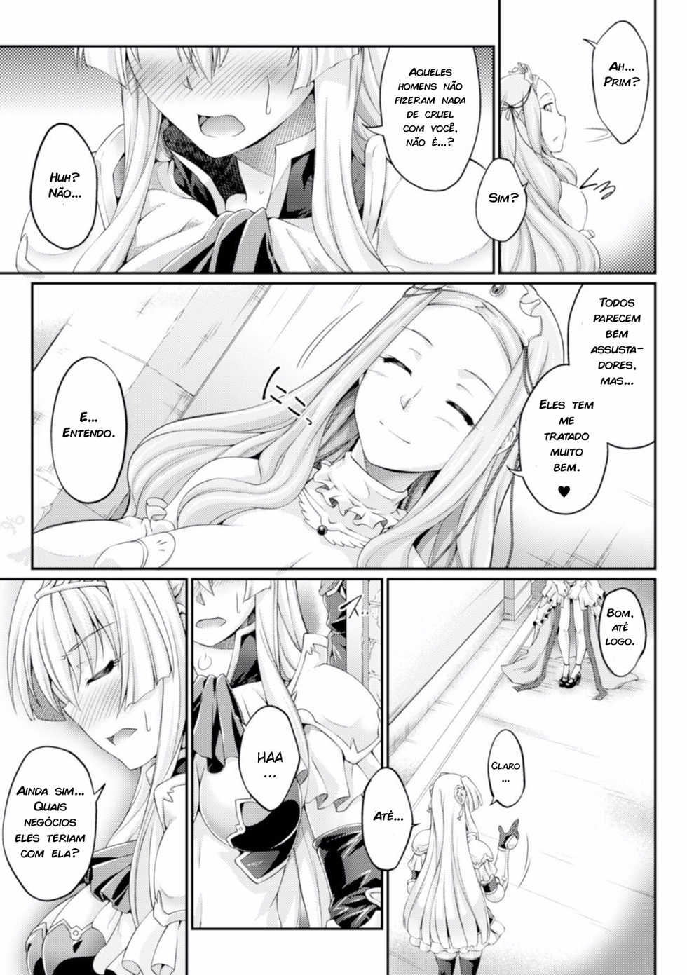 [Ootsuki Wataru] Kuroinu ~Kedakaki Seijo wa Hakudaku ni Somaru~ THE COMIC Yon no Toride (Heroine Pinch Vol. 10) [Portuguese-BR] [zk3y] [Digital] - Page 7