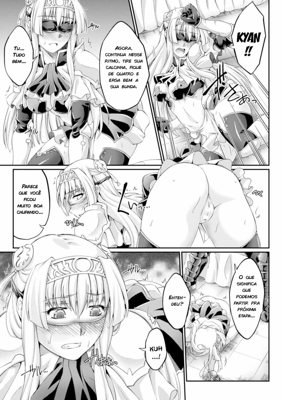 [Ootsuki Wataru] Kuroinu ~Kedakaki Seijo wa Hakudaku ni Somaru~ THE COMIC Yon no Toride (Heroine Pinch Vol. 10) [Portuguese-BR] [zk3y] [Digital] - Page 13
