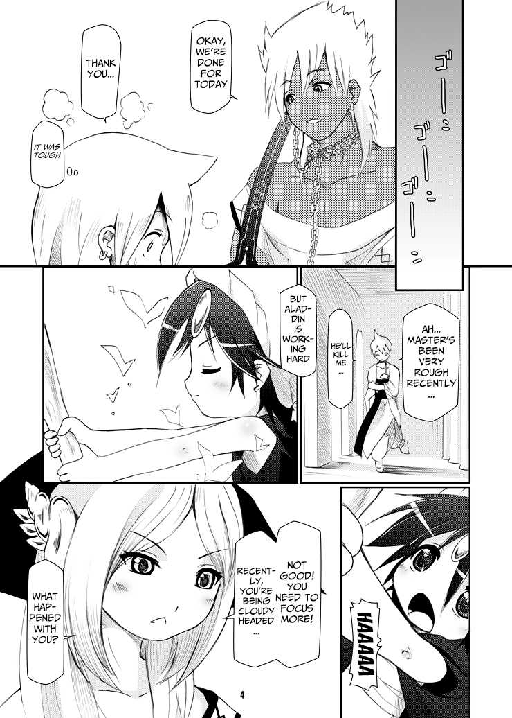 (C83) [Hakujira Uminekodan (Shimuu)] Boku no Ou-sama | My Prince (Magi: The Labyrinth of Magic) [English] [Mongolfier] - Page 3