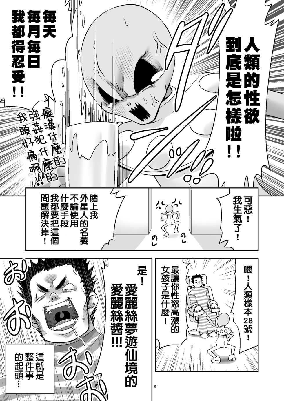 [Yosutebito na Mangakaki (Tomoki Tomonori)] Tai Chikyuujin Seiyoku Seigyo You Jinzouningen Alice (Alice in Wonderland) [Chinese] [動漫迷因X基德漢化組] [Digital] - Page 6