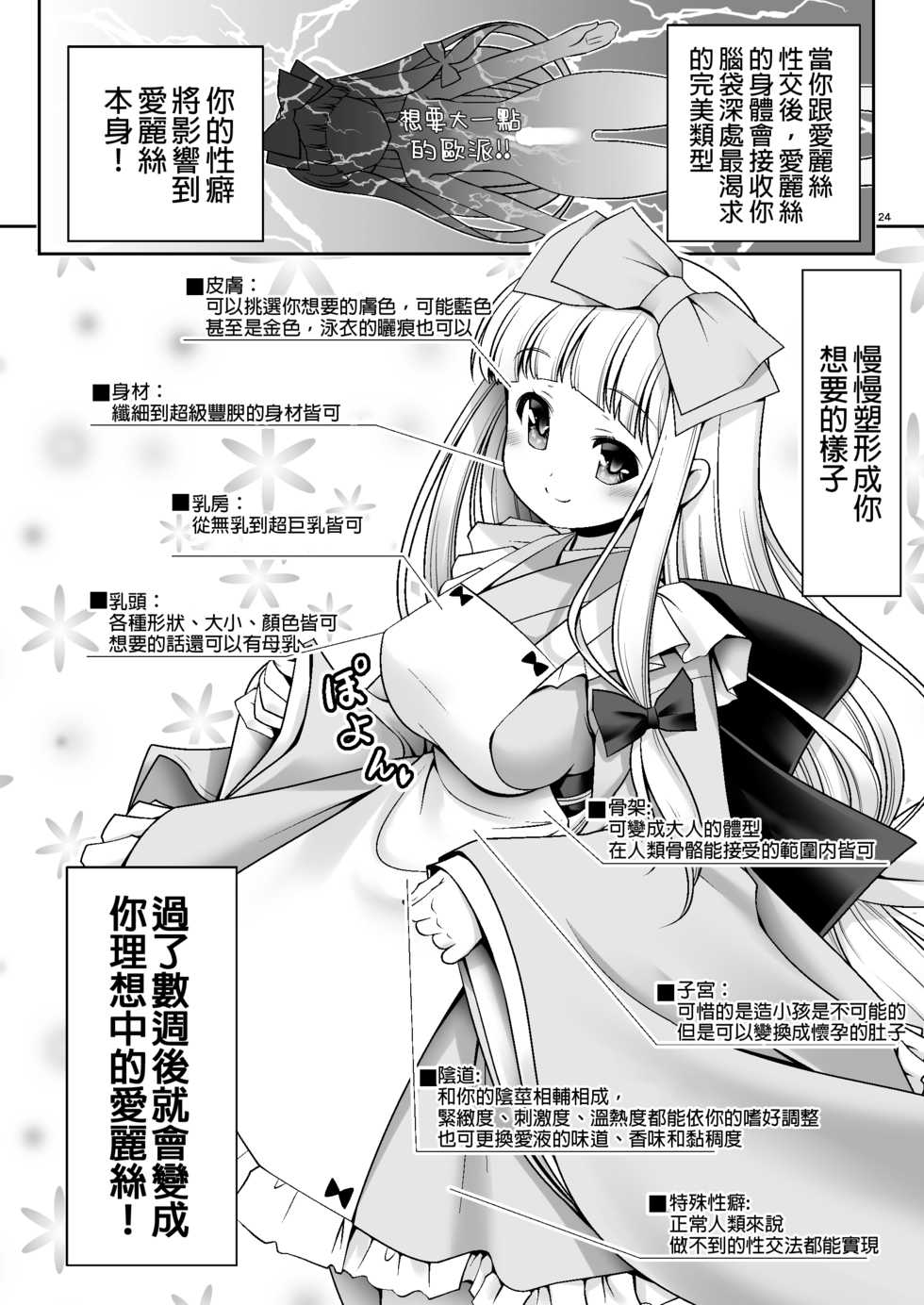 [Yosutebito na Mangakaki (Tomoki Tomonori)] Tai Chikyuujin Seiyoku Seigyo You Jinzouningen Alice (Alice in Wonderland) [Chinese] [動漫迷因X基德漢化組] [Digital] - Page 25