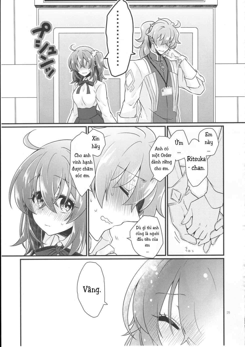 (SUPERKansai23) [Kagirinaku Ai. (Aoi)] Doutei o Sutenai to Derarenai Heya ni Tojikomeraretara Happy End ni Natta Hanashi (Fate/Grand Order) [Vietnamese Tiếng Việt] - Page 28