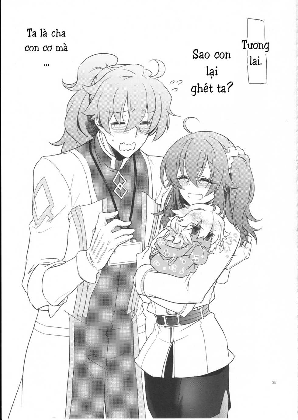 (SUPERKansai23) [Kagirinaku Ai. (Aoi)] Doutei o Sutenai to Derarenai Heya ni Tojikomeraretara Happy End ni Natta Hanashi (Fate/Grand Order) [Vietnamese Tiếng Việt] - Page 38