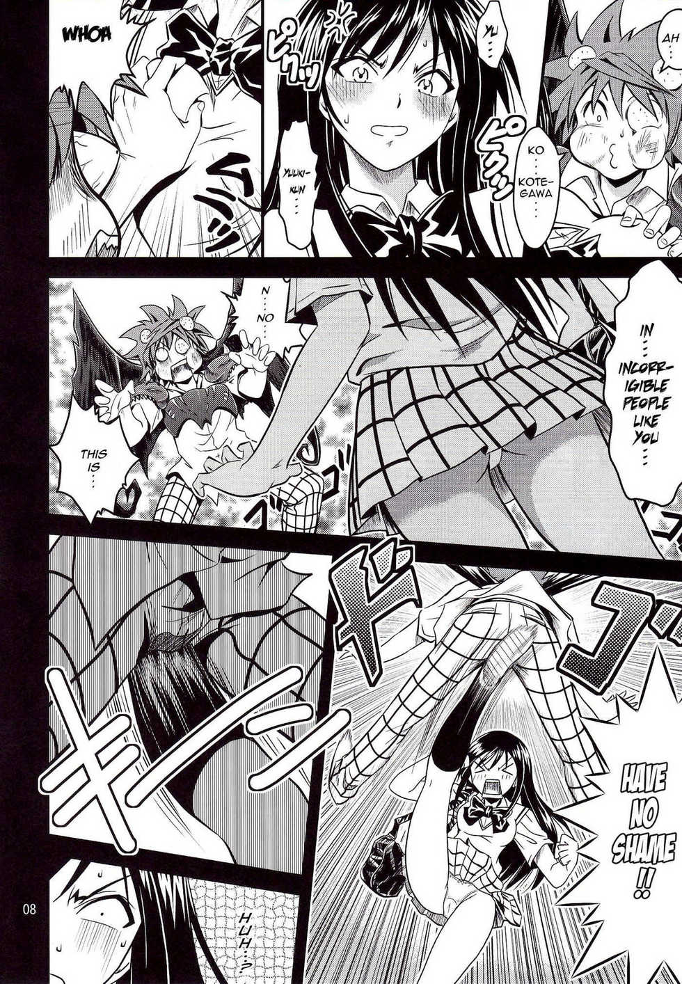 [Gangontou (Fukori)] Anoko-tachi ga Taihen na Koto ni Nattemasu (To LOVE-Ru) [English] {doujin-moe.us} - Page 8