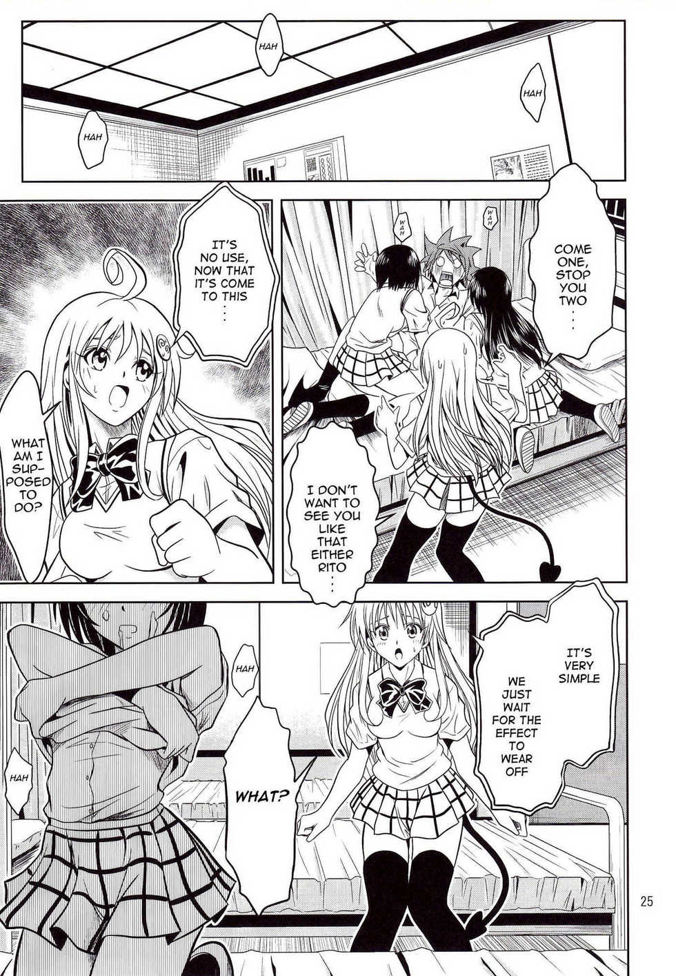 [Gangontou (Fukori)] Anoko-tachi ga Taihen na Koto ni Nattemasu (To LOVE-Ru) [English] {doujin-moe.us} - Page 25