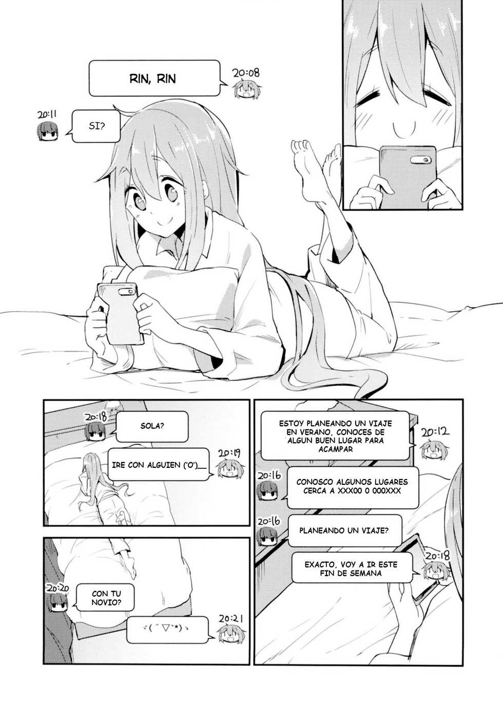 (C94) [Sekine (Sekine Hajime)] Nade Camp (Yuru Camp) [Spanish] - Page 3