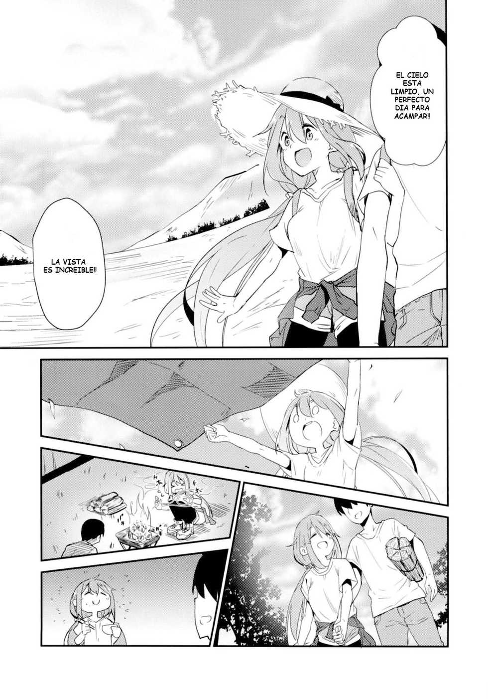 (C94) [Sekine (Sekine Hajime)] Nade Camp (Yuru Camp) [Spanish] - Page 5