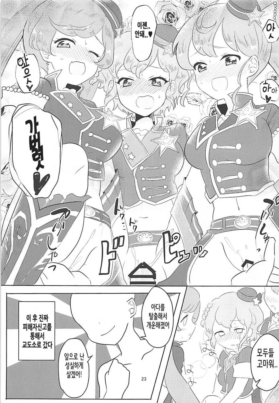 (C91) [Shan Maryland (Natin)] Papipupe PENIS (PriPara) [Korean] - Page 24