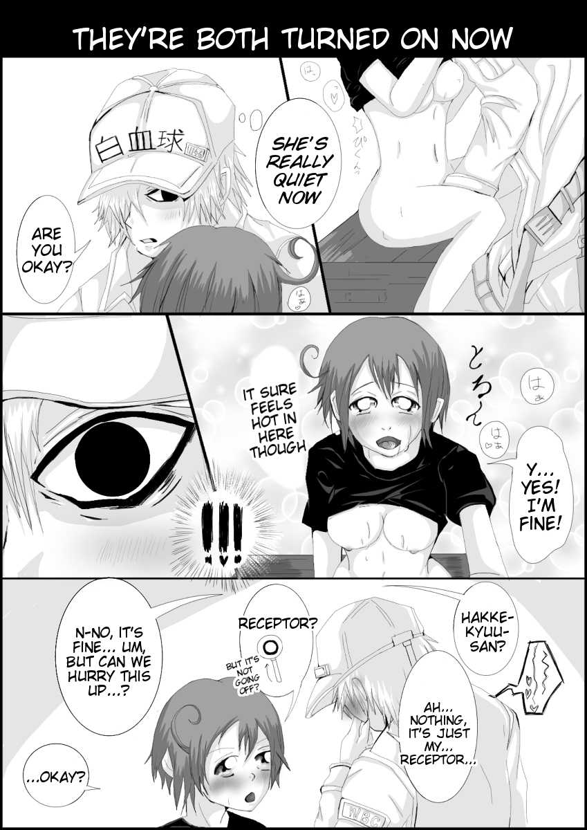 [Molassica Q] Hataraku Saibou (Nurui) R-18 Manga (Hataraku Saibou) [English] [Tigoris] - Page 7