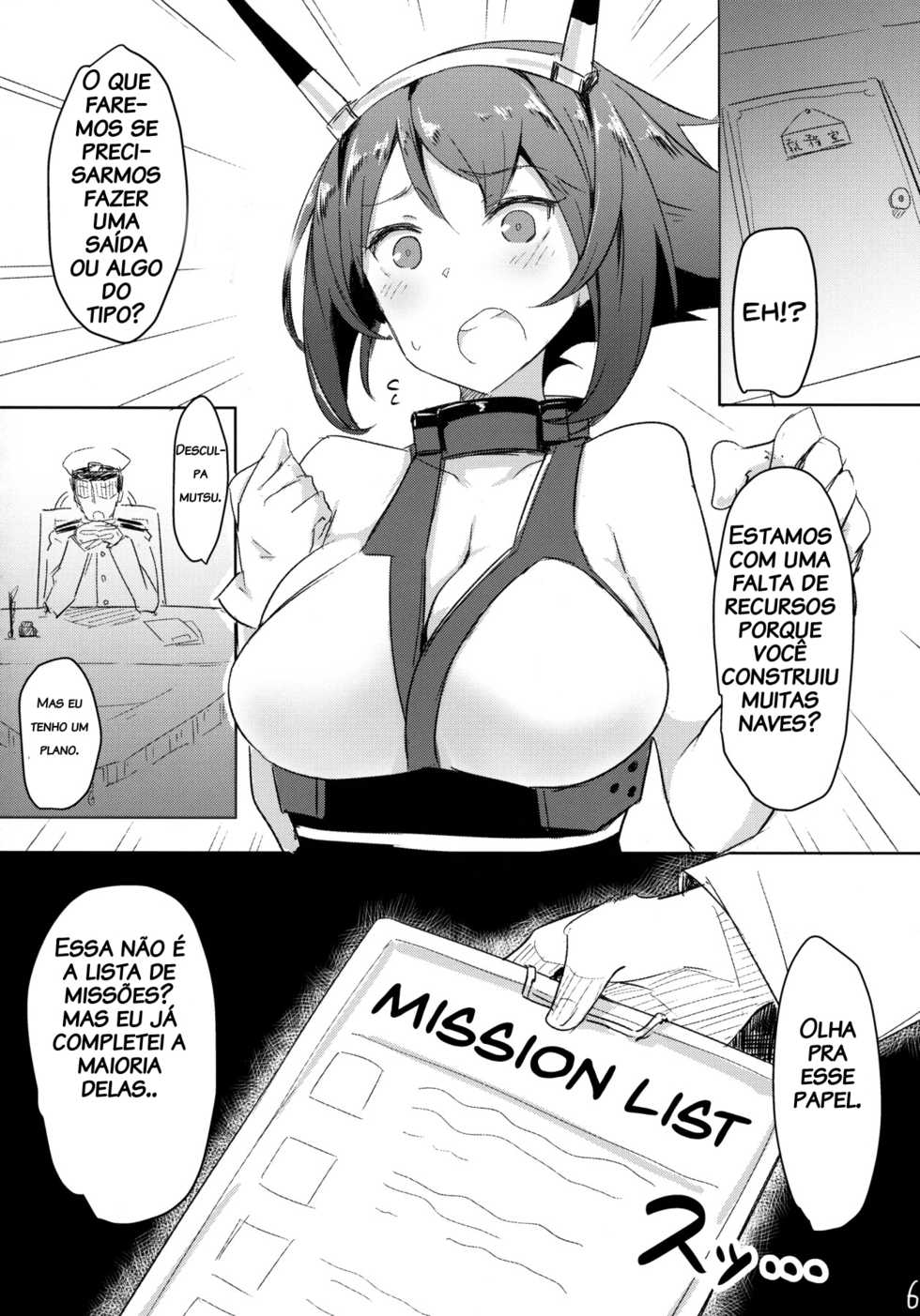 (C84) [INYM (Inayama)] Mucchiri (Kantai Collection -KanColle-) [Portuguese-BR] [QuemTraduzio?] - Page 5