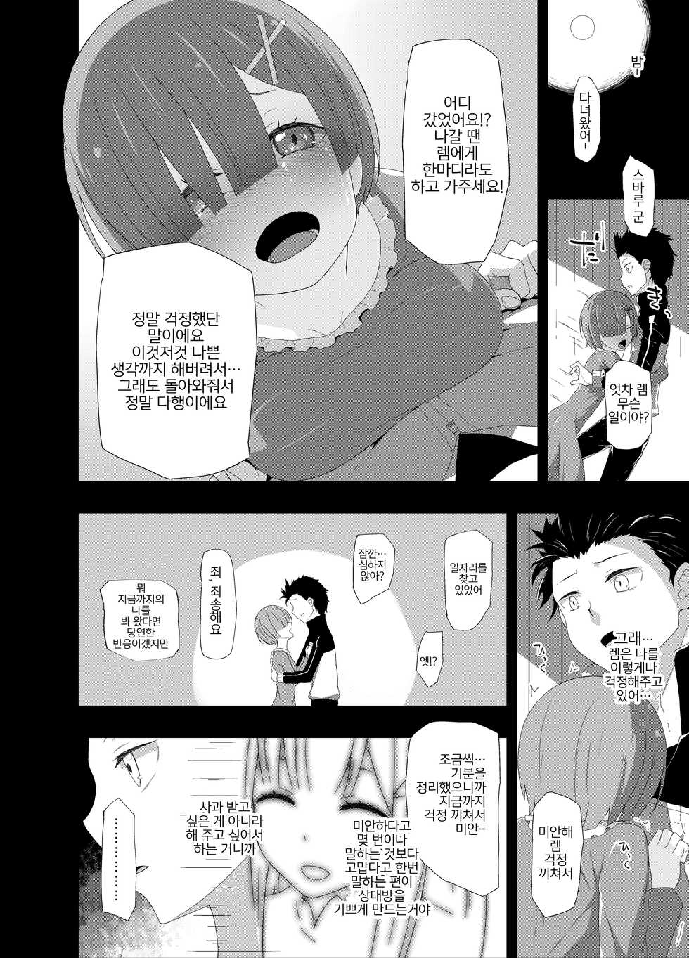 [Rakuichimonji (Prophecy)] Natsuki Rem | 나츠키 렘 (Re:Zero kara Hajimeru Isekai Seikatsu) [Korean] [팀 마스터] - Page 6