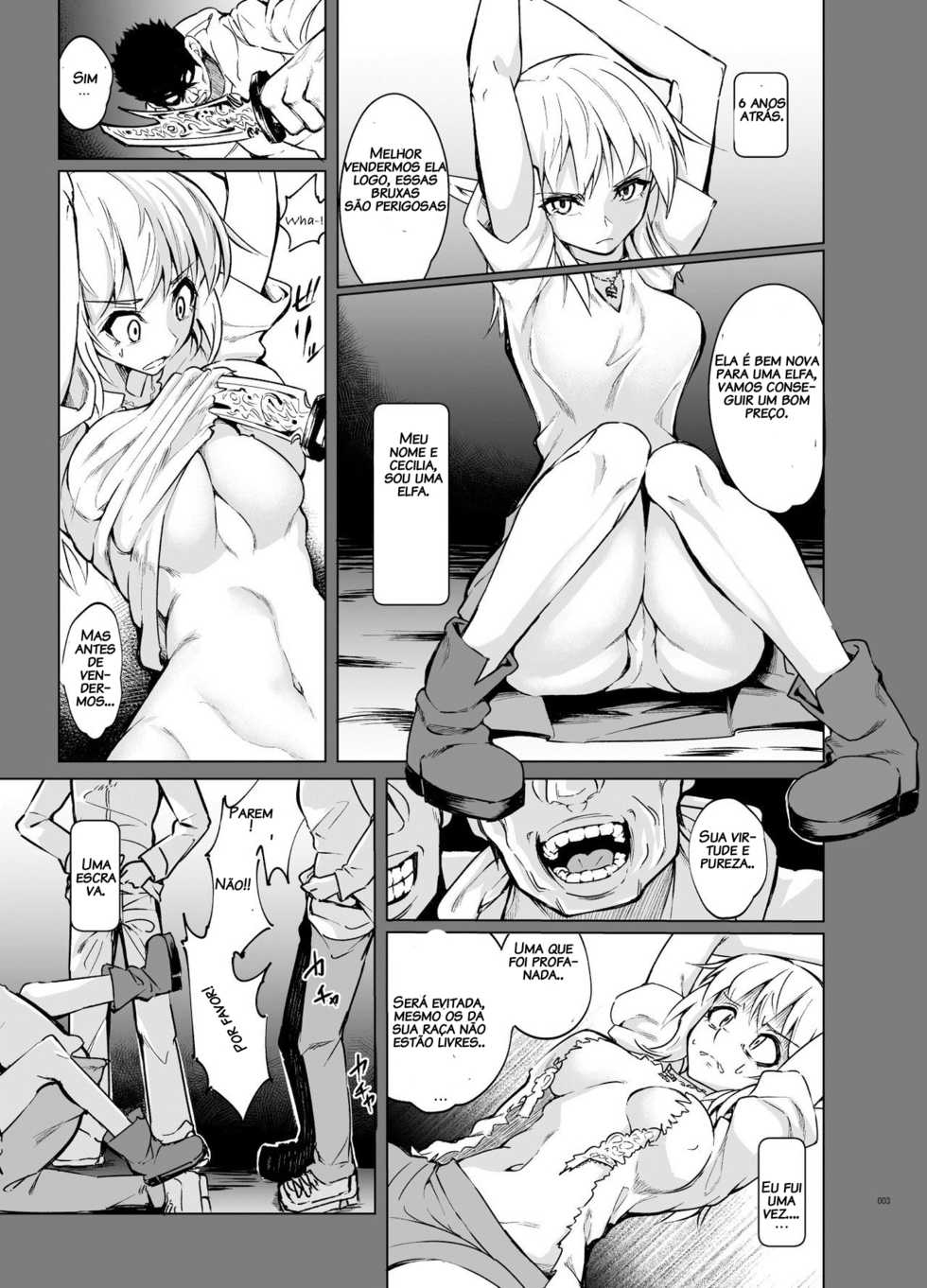 [SlapStickStrike (Stealth Changing Line)] Toaru Elf o Hikitorimashite Shunmin no Hi | Taking Care of a Certain Elf ~A Day of Spring's Slumber~  [Portuguese-BR] [Digital] - Page 2