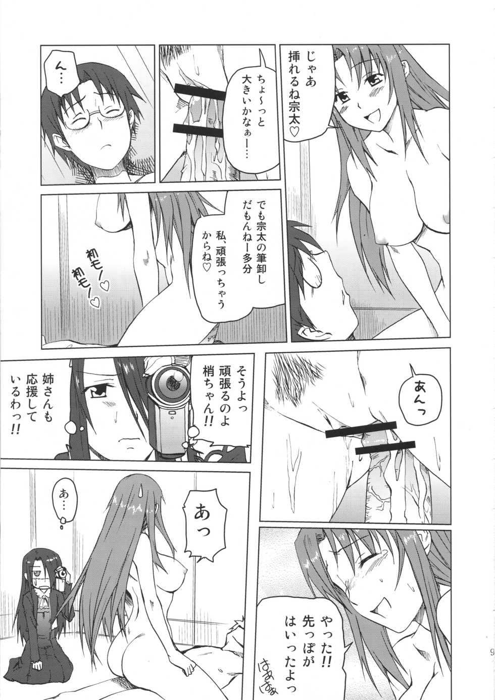 (C79) [Shikitenshi (Shironeko Sanbou)] Takanashi-kun no Katei no Jijou (WORKING!!) - Page 8