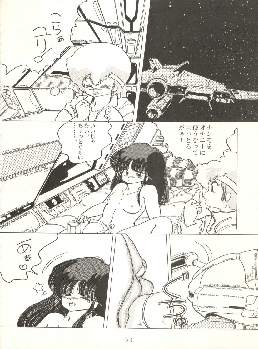 (C33) [Studio 7, pax, Gokuaku Shounin Henshuubu (Various)] X DIGITAL ver.1.0 -DIRTY PAIR SPECIAL- (Dirty Pair) - Page 34