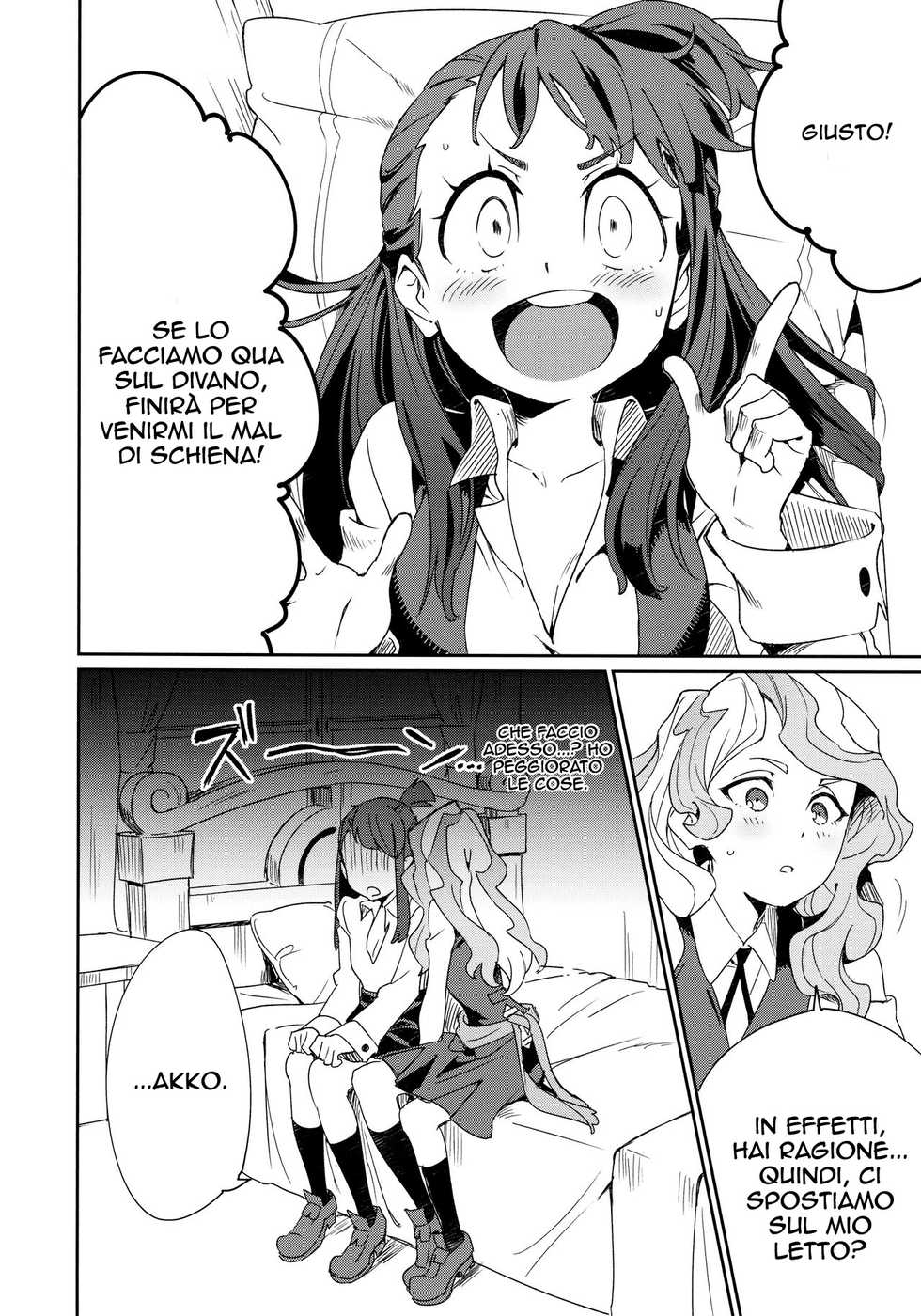 (C92) [Daichibokujou (Makiba)] xxx (Little Witch Academia) [Italian] {Hentai Fantasy} - Page 13