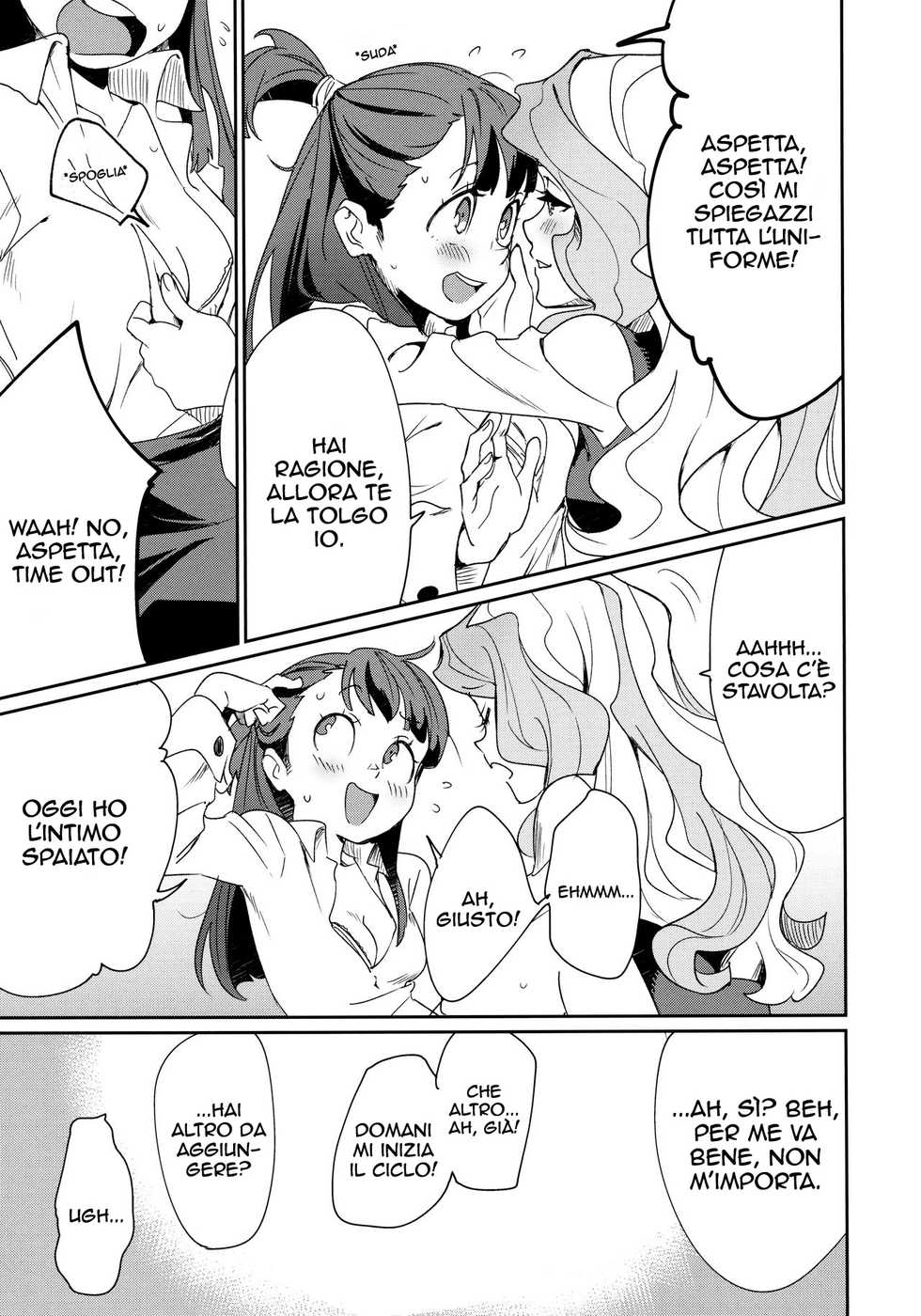 (C92) [Daichibokujou (Makiba)] xxx (Little Witch Academia) [Italian] {Hentai Fantasy} - Page 14