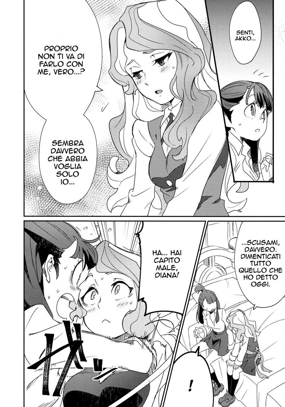 (C92) [Daichibokujou (Makiba)] xxx (Little Witch Academia) [Italian] {Hentai Fantasy} - Page 15